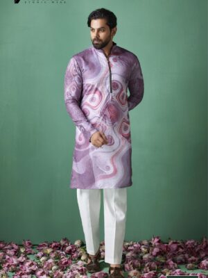 RUVAB - MENS ARTISTIC & FANCY PRINTED KURTA FOR CARNIVAL