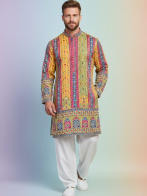 Premium Position print kurta
