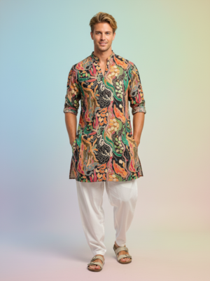 Position Print Kurta